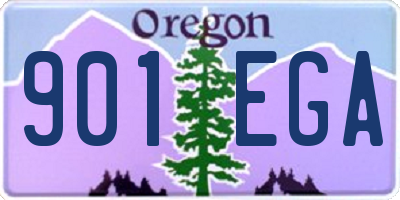 OR license plate 901EGA