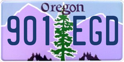 OR license plate 901EGD
