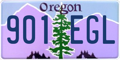 OR license plate 901EGL