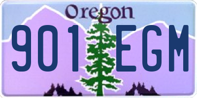 OR license plate 901EGM