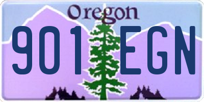 OR license plate 901EGN