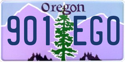 OR license plate 901EGO