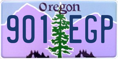 OR license plate 901EGP