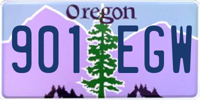 OR license plate 901EGW