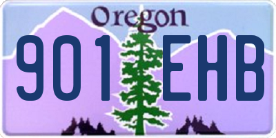 OR license plate 901EHB