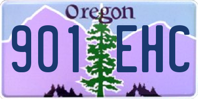 OR license plate 901EHC