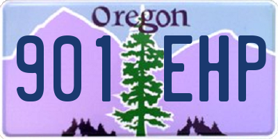 OR license plate 901EHP