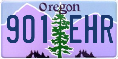 OR license plate 901EHR