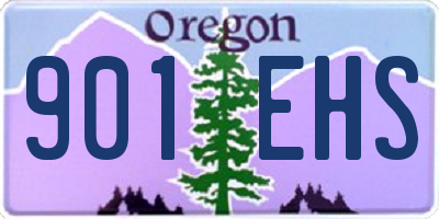 OR license plate 901EHS