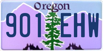 OR license plate 901EHW