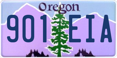 OR license plate 901EIA