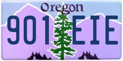 OR license plate 901EIE