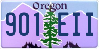 OR license plate 901EII