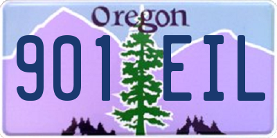 OR license plate 901EIL