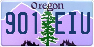 OR license plate 901EIU