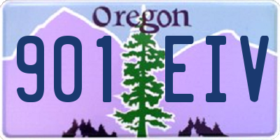 OR license plate 901EIV