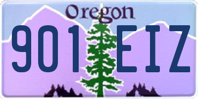 OR license plate 901EIZ