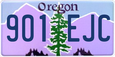 OR license plate 901EJC