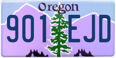 OR license plate 901EJD