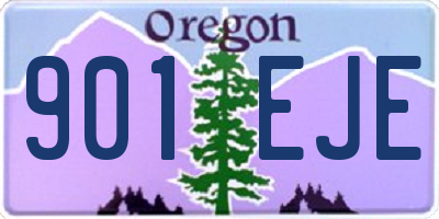 OR license plate 901EJE