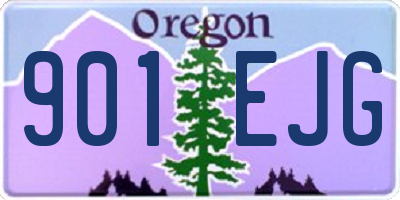 OR license plate 901EJG