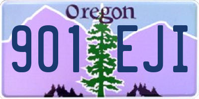 OR license plate 901EJI