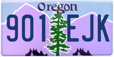 OR license plate 901EJK