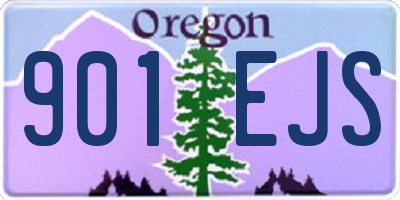 OR license plate 901EJS