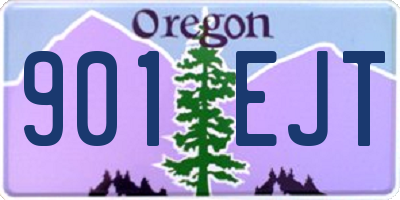 OR license plate 901EJT