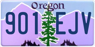 OR license plate 901EJV