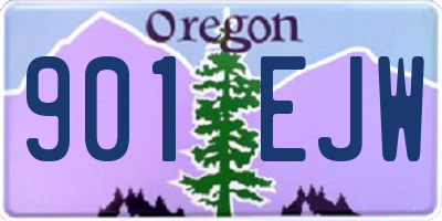 OR license plate 901EJW