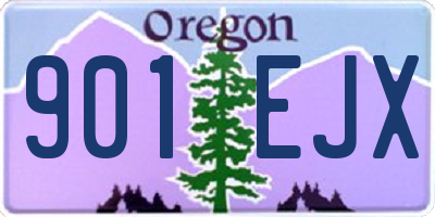 OR license plate 901EJX