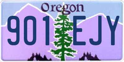 OR license plate 901EJY