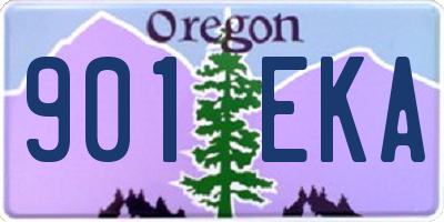 OR license plate 901EKA