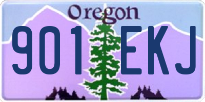 OR license plate 901EKJ