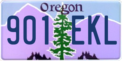 OR license plate 901EKL