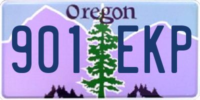 OR license plate 901EKP