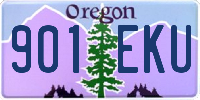 OR license plate 901EKU
