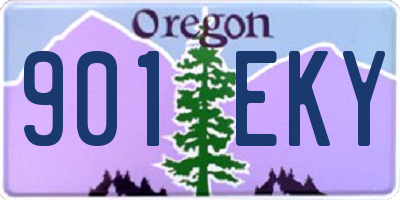 OR license plate 901EKY