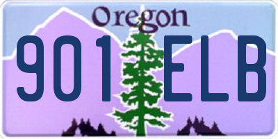OR license plate 901ELB