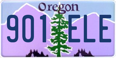 OR license plate 901ELE