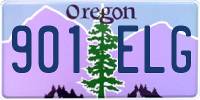 OR license plate 901ELG
