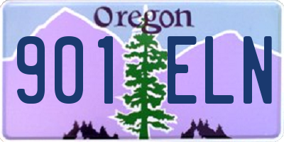 OR license plate 901ELN