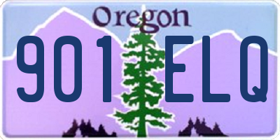 OR license plate 901ELQ