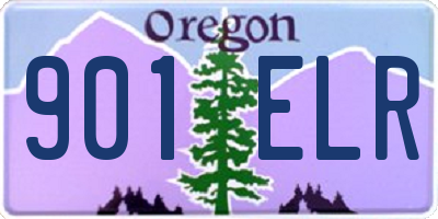 OR license plate 901ELR
