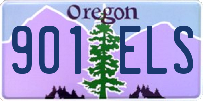 OR license plate 901ELS