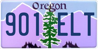 OR license plate 901ELT