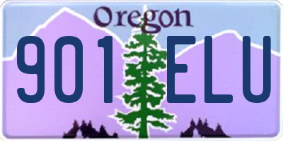 OR license plate 901ELU