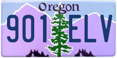 OR license plate 901ELV