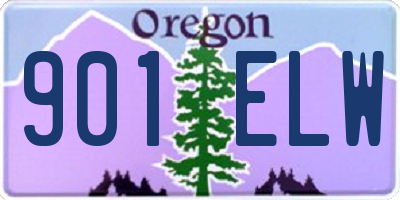 OR license plate 901ELW